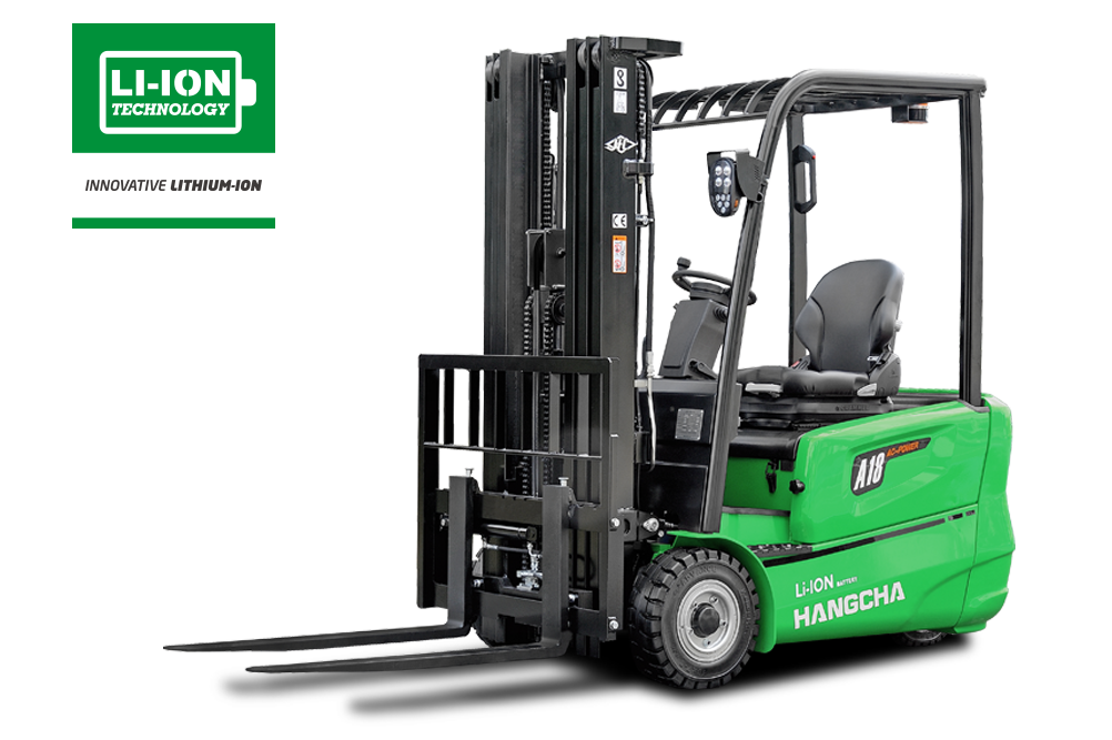 Montacargas Eléctrico De 3 Ruedas, De Batería De Iones De Litio  3,200-4,000lbs