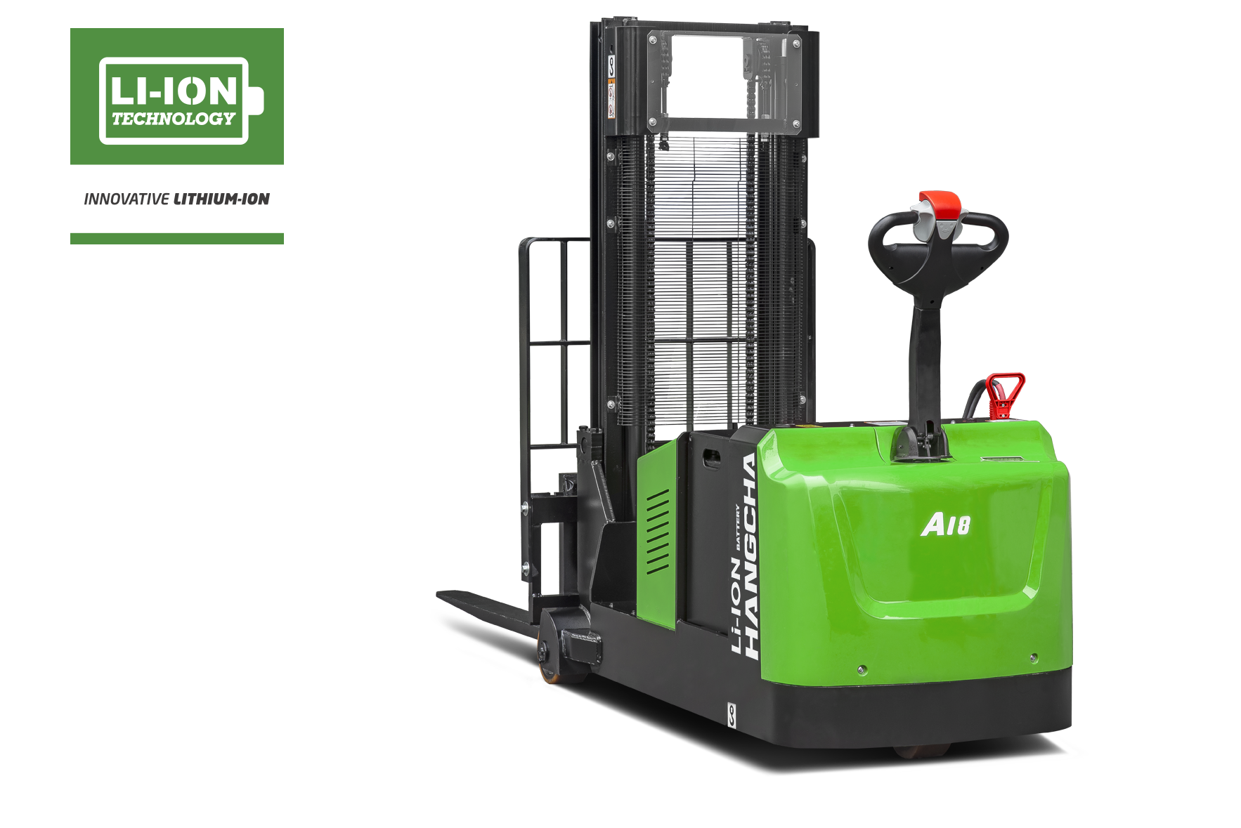 Apilador Contrabalanceado Eléctrico Tipo Industrial Con Batería De Iones De Litio 2,000-4,000lb