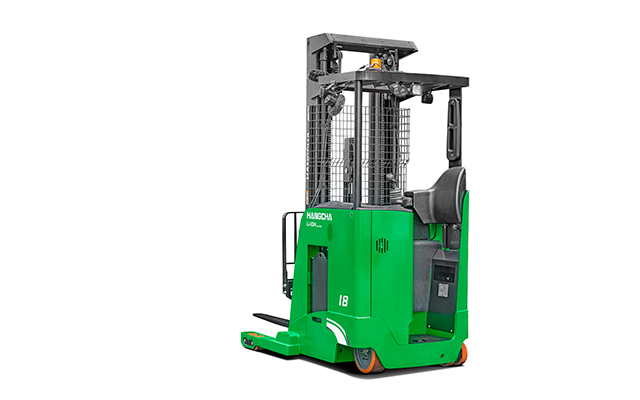 Montacargas “Reach Truck” Con Pantógrafo Y Con Batería De Iones De Litio 3,000-4,500lbs