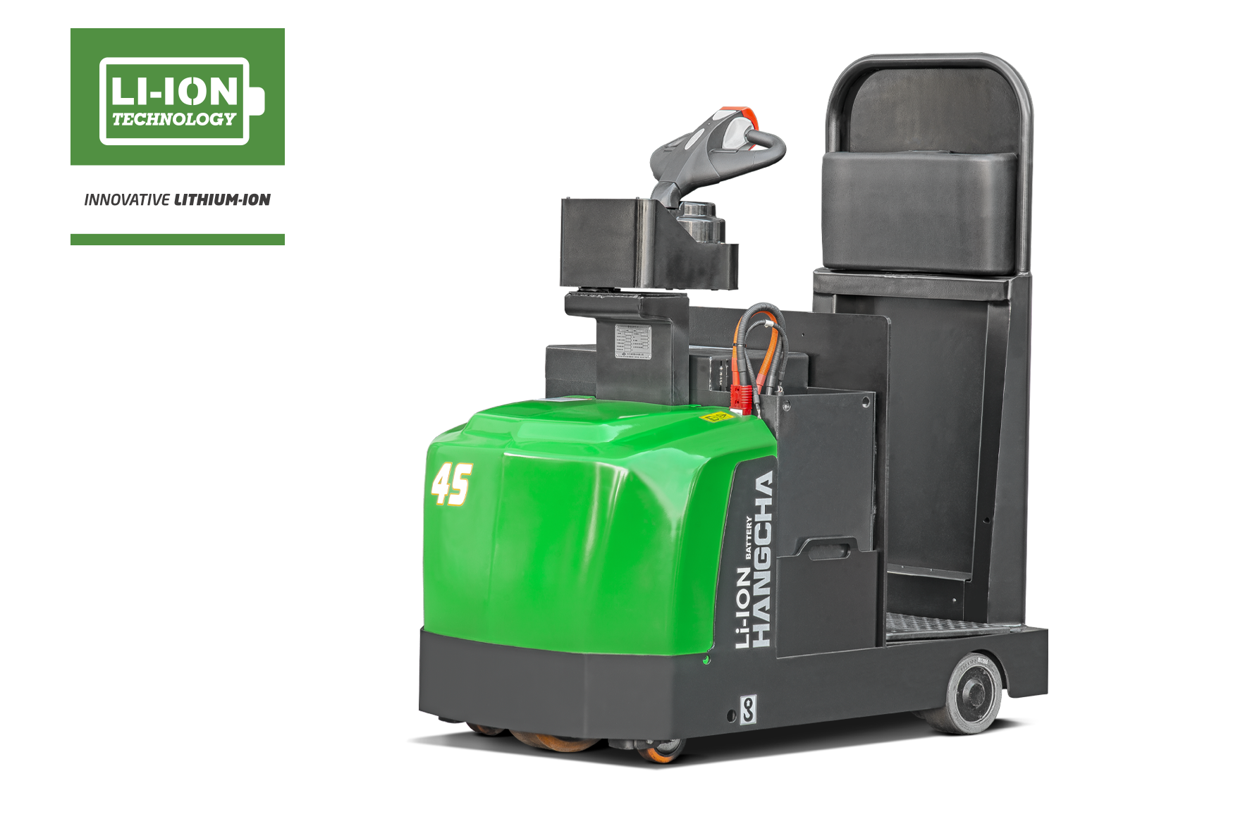 Tractor De Arrastre Hombre Parado, Eléctrico Con Batería De Iones De Litio 10,000lbs